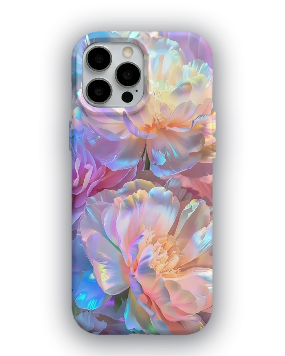 Gökkuşağı Çiçekler telefon kılıfı