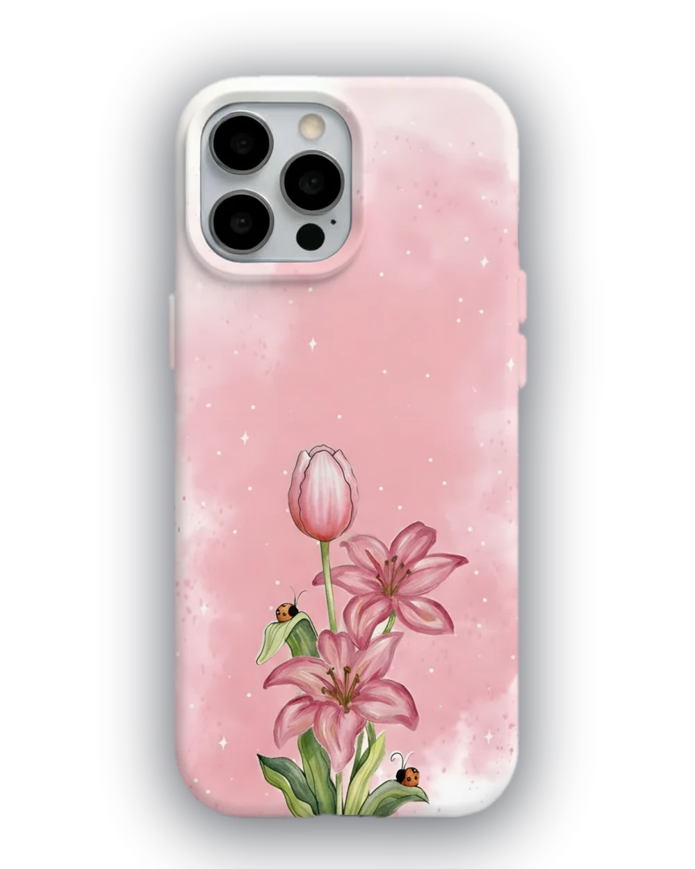 Pembe Çiçek Rüyası telefon kılıfı