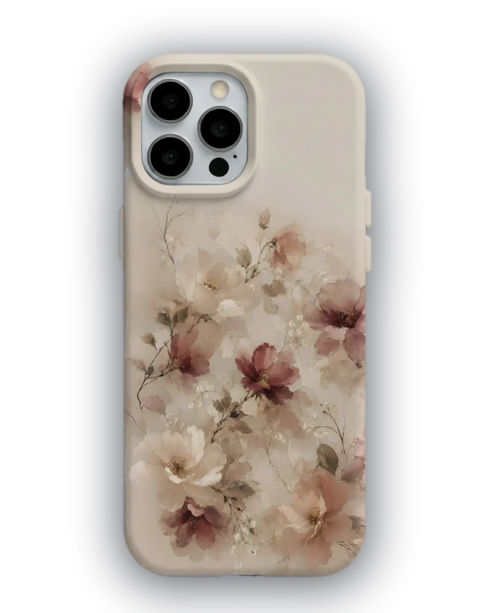 Suluboya Çiçek Bahçesi telefon kılıfı